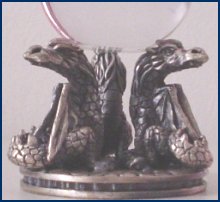 Dragon crystal ball holder with crystal ball